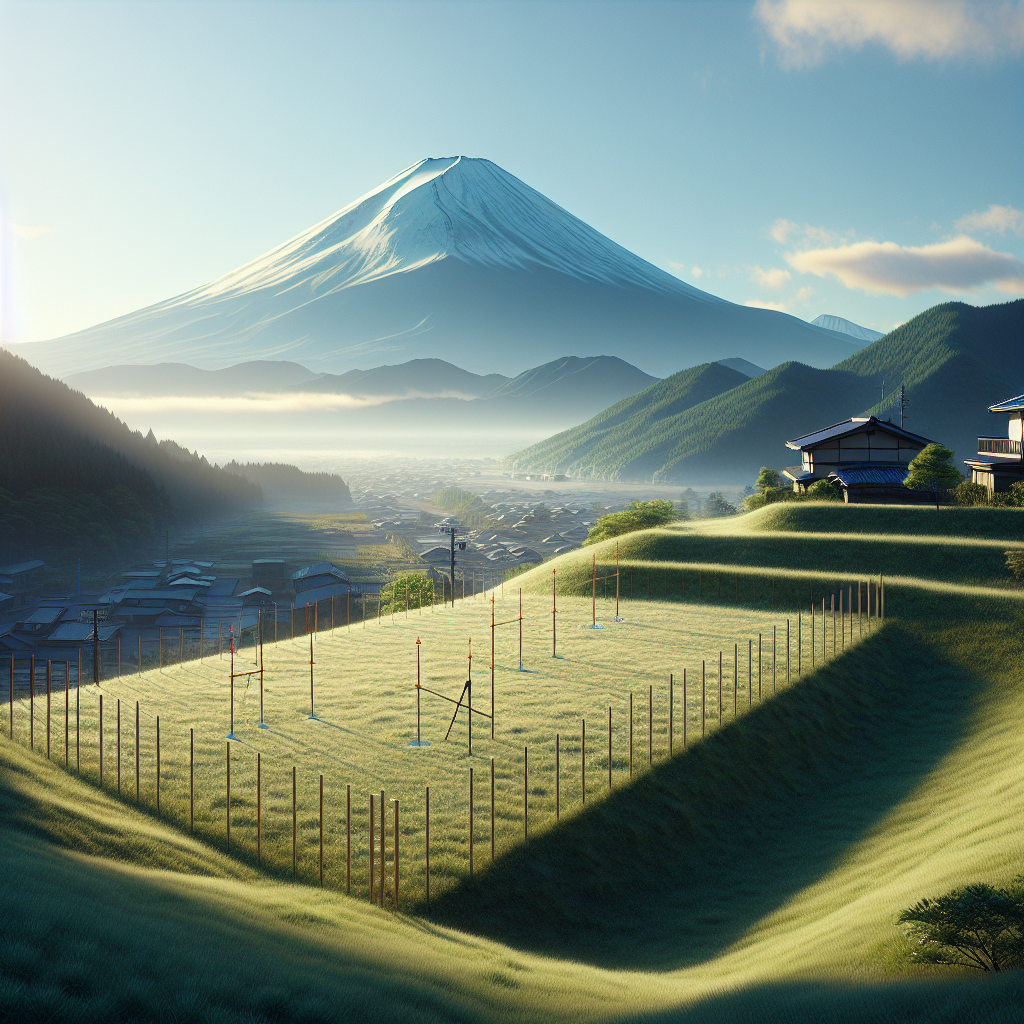 施工前 忍野村S様邸の更地