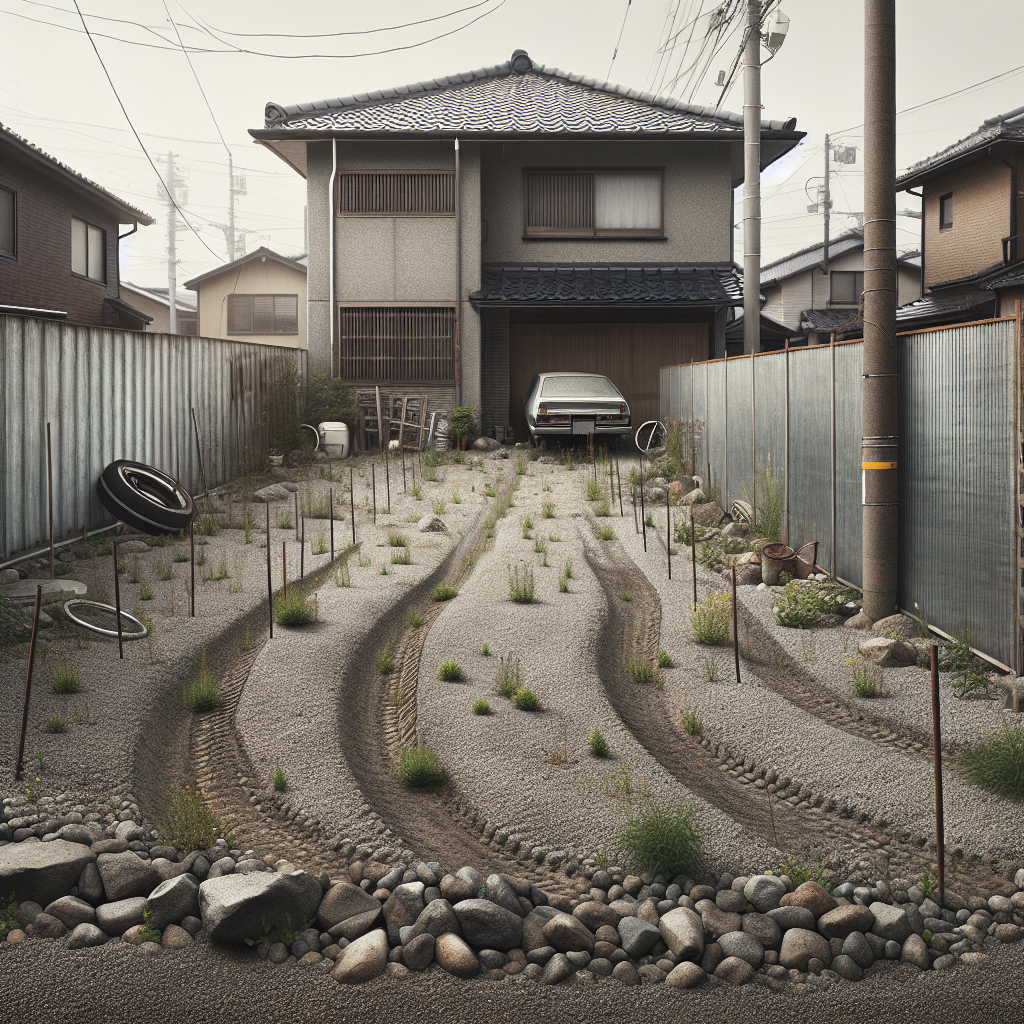 施工前のH様邸外構