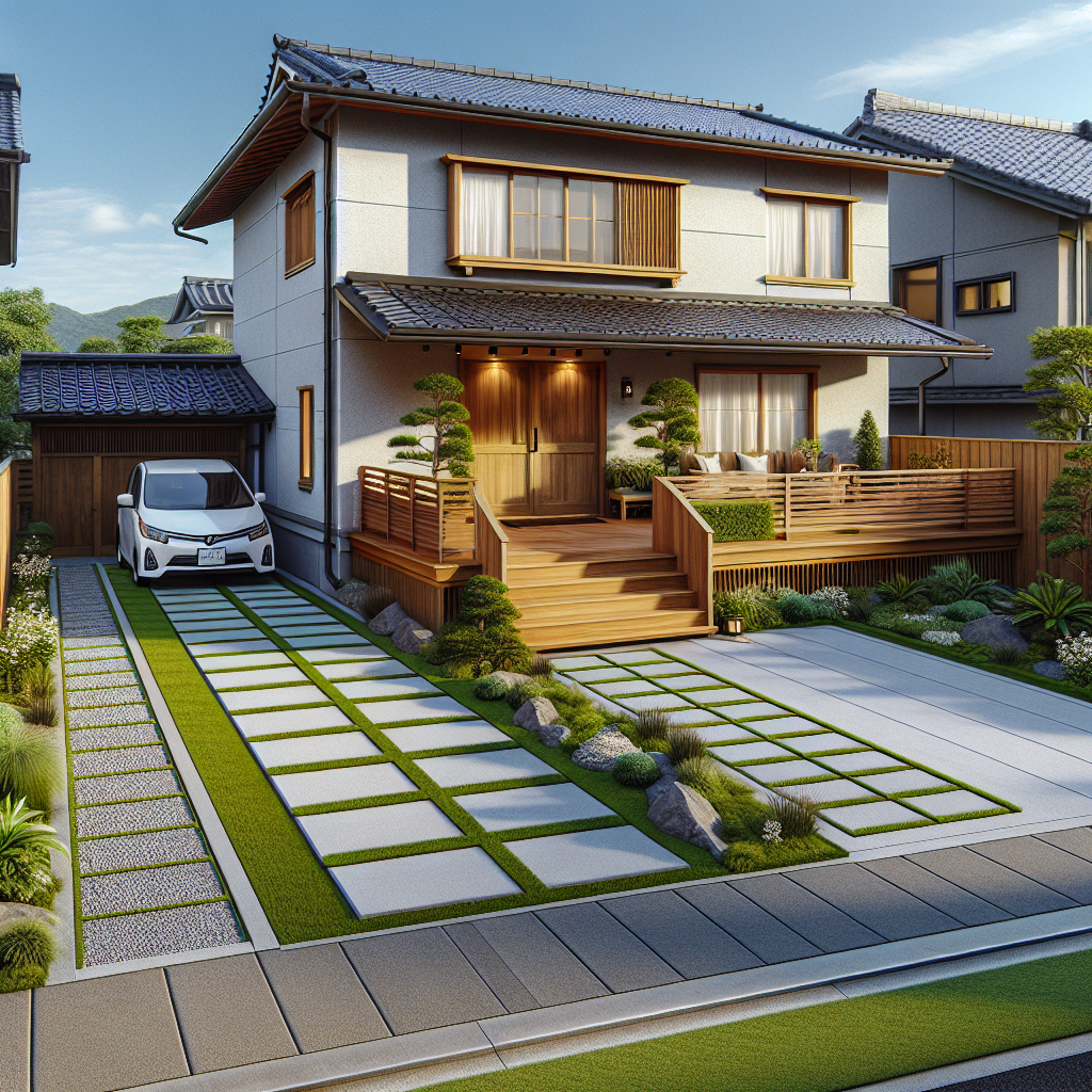 施工後のH様邸外構